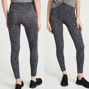 Spanx •Look at Me Now Seamless Leggings Indigo Leopard Animal Print Plus Size